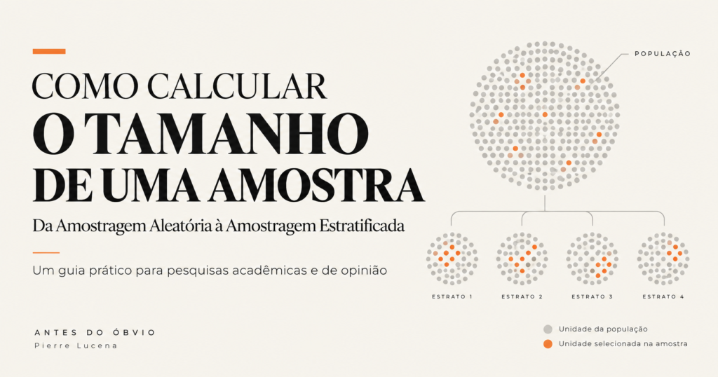 Como calcular o tamanho de uma amostra e realizar amostragem estratificada